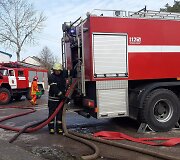 Gaisras Ceikinių kaimo &Scaron;vč. Mergelės Marijos vardo bažnyčioje