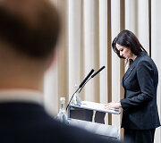 Inga Ruginienė susitiko su ekonomikos ir inovacijų ministru Edvinu Grik&scaron;u, vidaus reikalų ministru Vladislavu Kondratovičiumi ir kra&scaron;to apsaugos ministru Robertu Kaunu