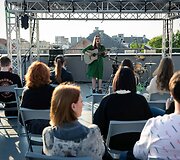 Jaunimo muzikos festivalio &bdquo;&Scaron;iauliai gyvai&ldquo; akimirka