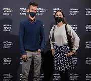 Filmų festivalio &bdquo;Nepatogus kinas&ldquo; atidarymo akimirka