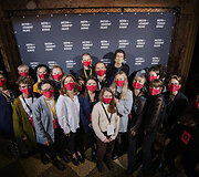 Filmų festivalio &bdquo;Nepatogus kinas&ldquo; atidarymo akimirka
