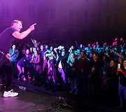 Marijono Mikutavičiaus koncerto &bdquo;Untold City&ldquo; akimirka