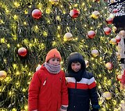 Biržų Kalėdų eglės įžiebimo &scaron;ventės akimirka