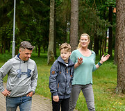 Norvilų kelionės į Kazlų Rūdą akimirka