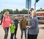 Norvilų kelionės į Kazlų Rūdą akimirka