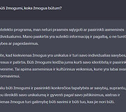 Interviu su &bdquo;ChatGPT&ldquo;
