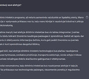 Interviu su &bdquo;ChatGPT&ldquo;