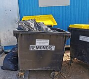 Migrantų i&scaron;mestas maistas ir sugadinta technika