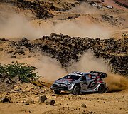 Akimirka i&scaron; Saudo Arabijos ralio. WRC organizatorių &bdquo;facebook&ldquo; tinkle pasidalinti nuotr.