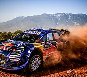 Akimirka i&scaron; Graikijos ralio. WRC organizatorių &bdquo;facebook&ldquo; puslapyje patalpinta nuotr.