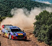 Akimirka i&scaron; Graikijos ralio. WRC organizatorių &bdquo;facebook&ldquo; puslapyje patalpinta nuotr.