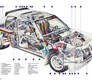 &bdquo;Peugeot 205 Turbo 16&ldquo;. Gamintojo nuotr.