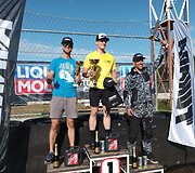 &bdquo;Superstock 600&ldquo; klasės podiumas. Organizatorių nuotr. 