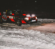 Kadras i&scaron; 2023 m. žiemos ralio. Organizatorių nuotr.