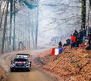 Akimirka i&scaron; 2025 m. Monte Karlo ralio. WRC organizatorių &bdquo;facebook&ldquo; puslapyje patalpinta nuotr.