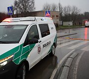 Panevėžyje nuskendo automobilis