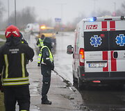 Panevėžyje nuskendo automobilis