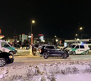 Ozo gatvėje susidūrė keturi automobiliai: