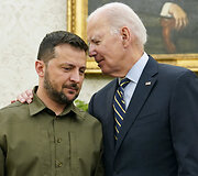 Ukrainos prezidentas V.Zelenskis susitinka su JAV prezidentu J.Bidenu Baltuosiuose rūmuose 