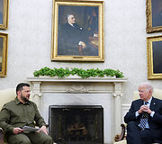 Ukrainos prezidentas V.Zelenskis susitinka su JAV prezidentu J.Bidenu Baltuosiuose rūmuose 