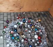 Sugadintos Kalėdinės dekoracijos