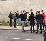 Eismo įvykis Žvejų gatvėje