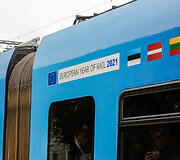 Kaune susitiko Europos Komisijos ir Baltijos &scaron;aliu traukiniai