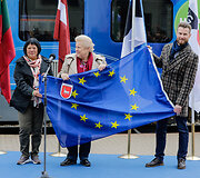 Kaune susitiko Europos Komisijos ir Baltijos &scaron;aliu traukiniai