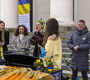 Ukrainiečių palaikymo akcija