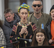 Ukrainiečių palaikymo akcija