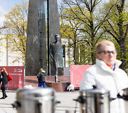 Maitinimo sektoriaus darbuotojų protestas