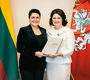 Daina Gudzinevičiūtė ir Diana Nausėdienė