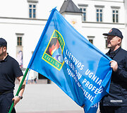 NPPSS, UGPS ir giminingų ugniagesių gelbėtojų profesinių sąjungų protestas