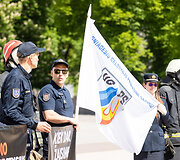 NPPSS, UGPS ir giminingų ugniagesių gelbėtojų profesinių sąjungų protestas