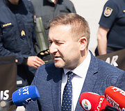 NPPSS, UGPS ir giminingų ugniagesių gelbėtojų profesinių sąjungų protestas
