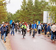 Neringos dviračių tako atidarymas
