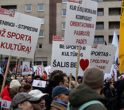 Kultūros bendruomenės finalinis mitingas