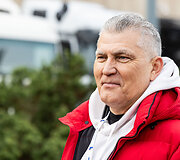 Lietuvos vežėjų asociacijos protestas prie Seimo