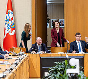Saulius Skvernelis, Viktorija Čmilytė - Nielsen, Laurynas Kasčiūnas