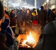 Ketvirtadienio protestas &bdquo;&Scaron;alin rankas nuo laisvo žodžio!&ldquo;