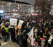 Ketvirtadienio protestas &bdquo;&Scaron;alin rankas nuo laisvo žodžio!&ldquo;