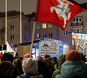 Ketvirtadienio protestas &bdquo;&Scaron;alin rankas nuo laisvo žodžio!&ldquo;