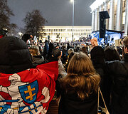 Ketvirtadienio protestas &bdquo;&Scaron;alin rankas nuo laisvo žodžio!&ldquo;