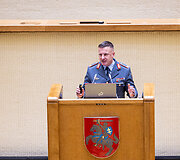 I&scaron;kilminga laisvės gynėjų rikiuotė ir jų susitikimas Seime