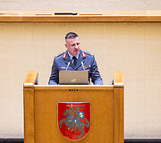 I&scaron;kilminga laisvės gynėjų rikiuotė ir jų susitikimas Seime