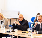 Laura Matjo&scaron;aitytė, Renaldas Gudauskas, Juozas Pabrėža