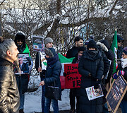 Iraniečių protesto akcija prie JAV ambasados prie&scaron; Irano rėžimą