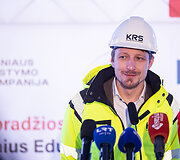Būsimojo Pilaitės darželio simbolinės kapsulės įkasimas