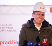 Būsimojo Pilaitės darželio simbolinės kapsulės įkasimas