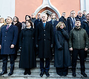 Marta Nawrocka, Karolis Nawrockis, Diana Nausėdienė, Gitanas Nausėda, Olena Zelenska, Volodymyras Zelenskis